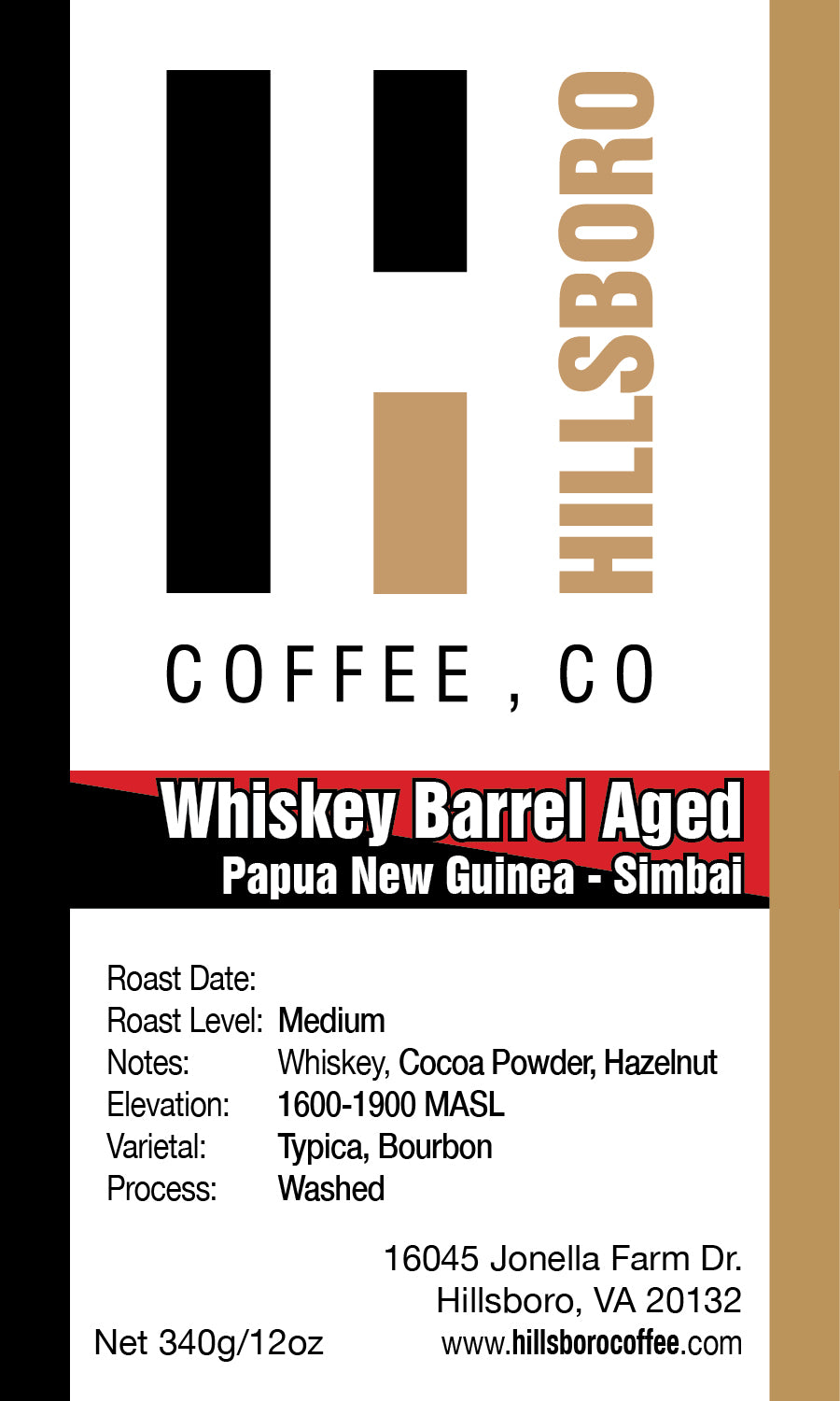 Whiskey Barrel Aged Papua New Guinea Simbi - Medium Roast