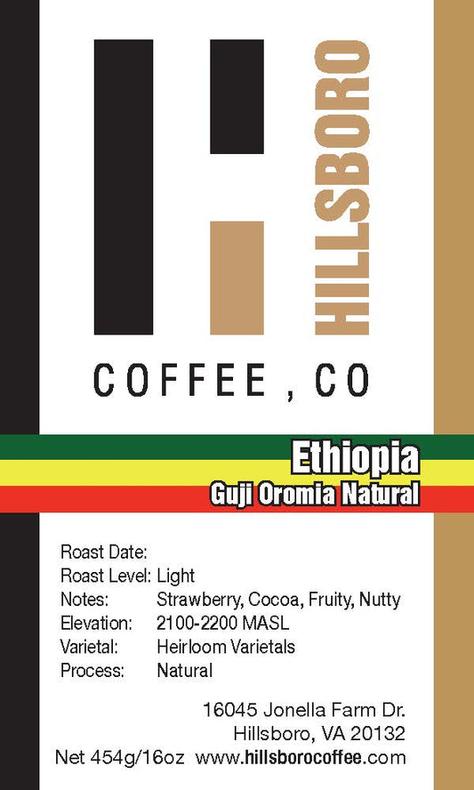 Ethiopia Guji Oromia Natural - Light Roast